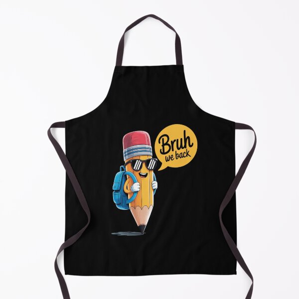 Item preview, Bruh We Back to School  First Day of School  Teacher Pencil Back to School designed and sold by SIGORDESIGN.