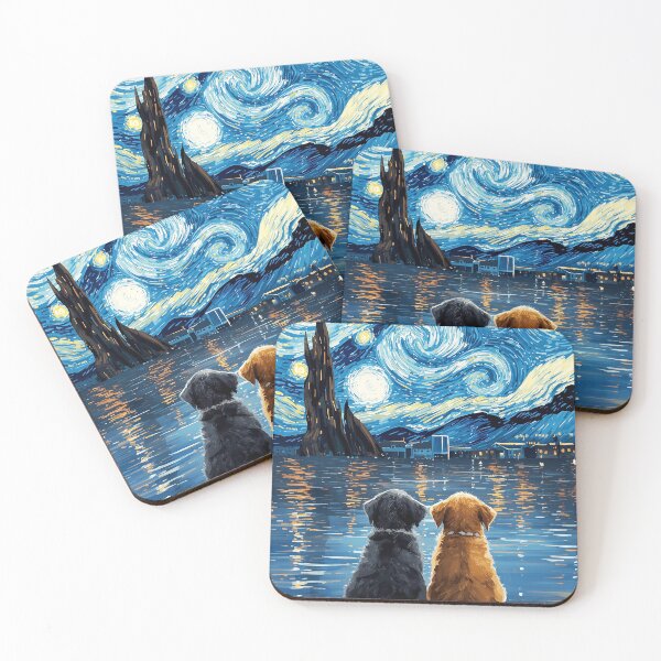 Item preview, Paws and Starry Nights designed and sold by ArtfullMinds.