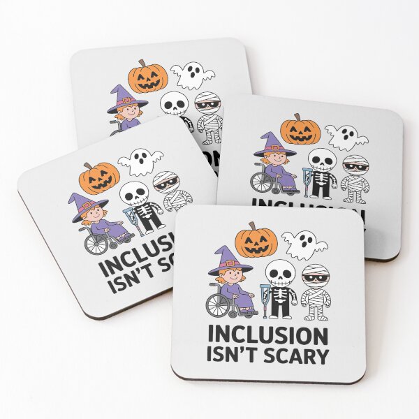 Item preview, Inclusion Isn't Scary Ghost Mummy Halloween SLP Sped Teacher designed and sold by Sandrhaus.