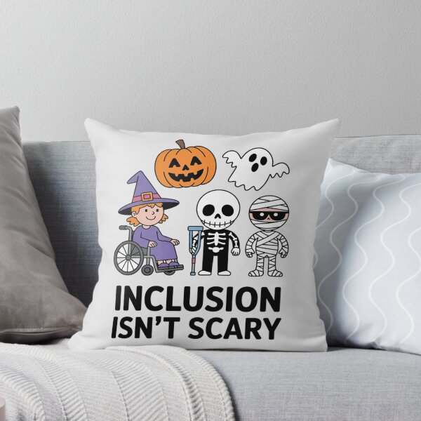Item preview, Inclusion Isn't Scary Ghost Mummy Halloween SLP Sped Teacher designed and sold by Sandrhaus.