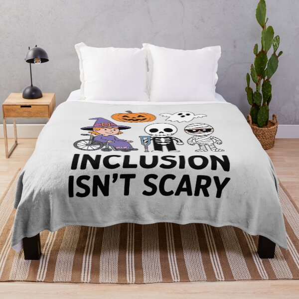 Item preview, Inclusion Isn't Scary Ghost Mummy Halloween SLP Sped Teacher designed and sold by Sandrhaus.