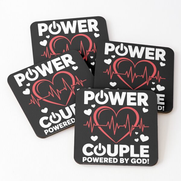 Item preview, Power Couple Christian Valentines Day designed and sold by CruelShadesSt.