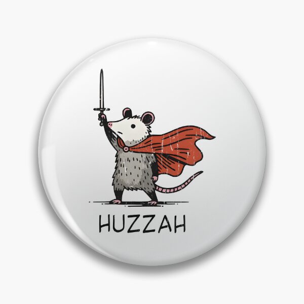 Item preview, Huzzah Opossum designed and sold by passantpossi.