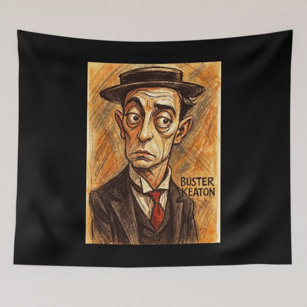 Item preview, Buster Keaton designed and sold by Sarcastic designs.
