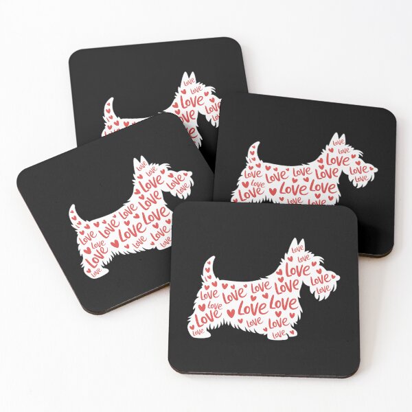Item preview, Scottie Scottish Terrier Heart Dog Valentine's Day designed and sold by CruelShadesSt.