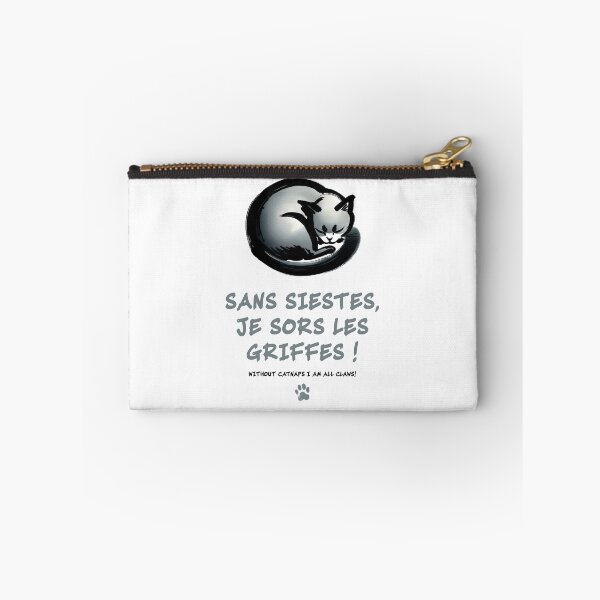 Item preview, Without Catnaps I Am All Claws! — Sleeping Cat Art designed and sold by FrancophileFun.