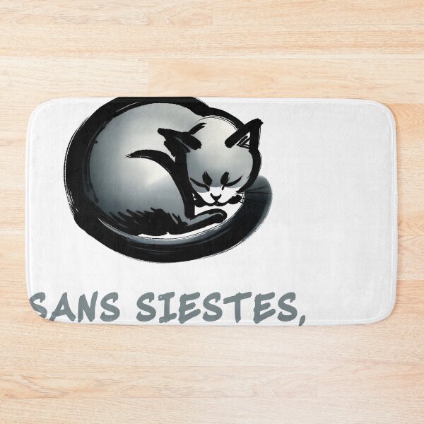 Item preview, Without Catnaps I Am All Claws! — Sleeping Cat Art designed and sold by FrancophileFun.