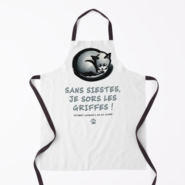 Item preview, Without Catnaps I Am All Claws! — Sleeping Cat Art designed and sold by FrancophileFun.