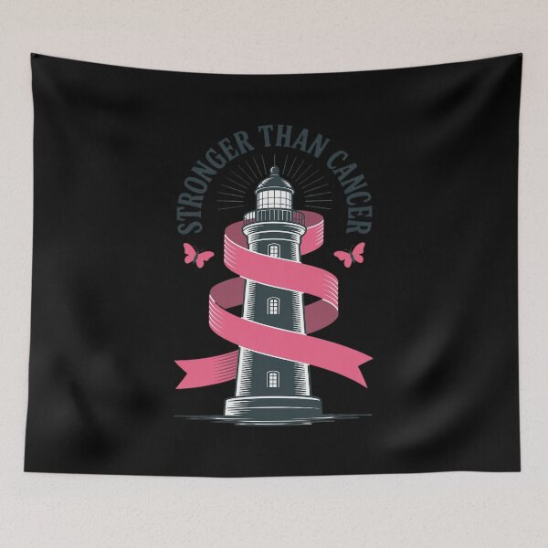 Item preview, Inspirational Stronger Quote Breast Cancer Awareness designed and sold by Sandrhaus.