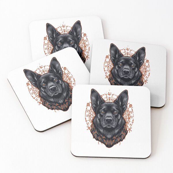 Item preview, mysterious black dog without back ground designed and sold by Alchemic-Gifts.