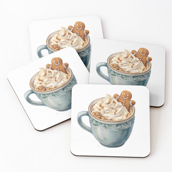 Item preview, Hot Gingerbread cookie latte designed and sold by MendaciousMina.