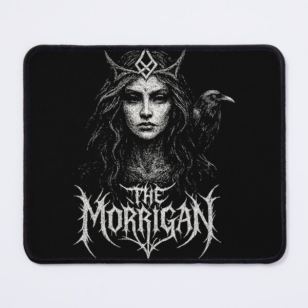 Item preview, The Morrigan Metalhead Illustration – Celtic Goddess Artwork designed and sold by Mortisigil.