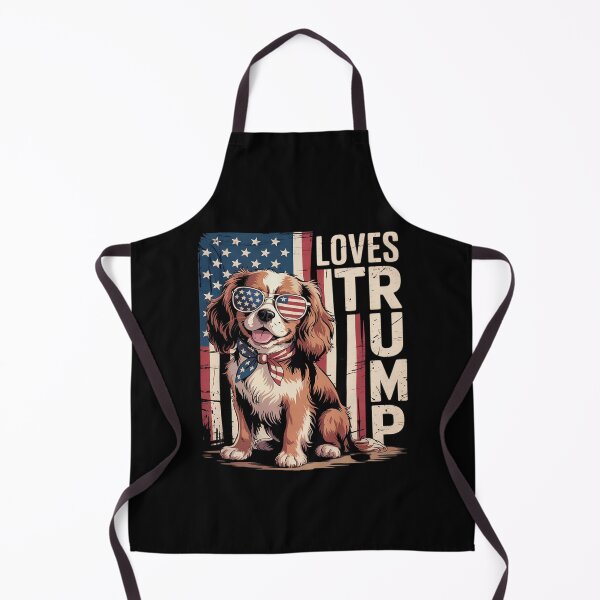 Item preview, Cavalier King Charles Spaniel Even My Dog Loves Trump designed and sold by FadeOfThrone.
