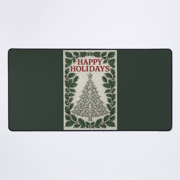 Item preview, Silver Christmas Tree, Pearls & Holly - Happy Holidays designed and sold by DesignsByPrnces.