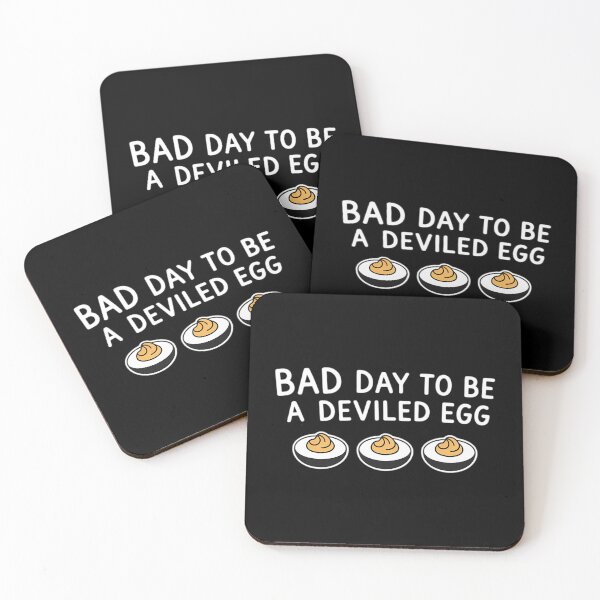 Item preview, Funny Thanksgiving Dinner Bad Day to Be a Deviled Egg designed and sold by CruelShadesSt.