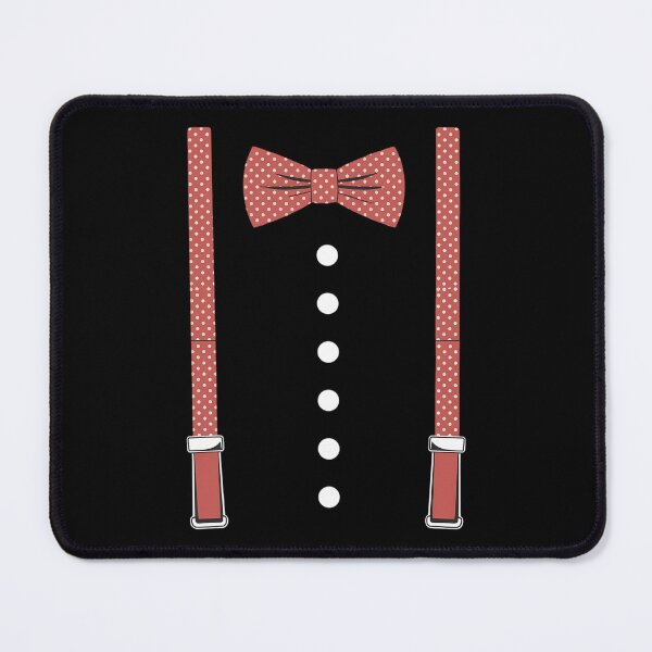 Item preview, Red Hearts Bow Tie Suspenders Valentines Day designed and sold by CruelShadesSt.