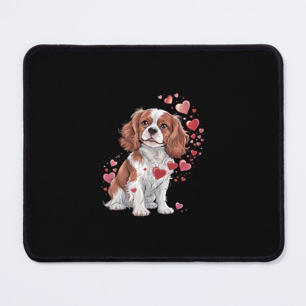 Item preview, Cavalier King Charles Spaniel Hearts Dog Breed designed and sold by SyntaxClaw.