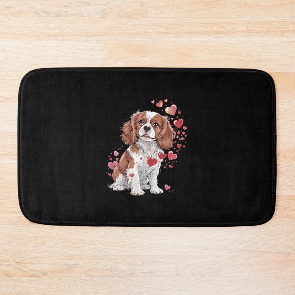 Item preview, Cavalier King Charles Spaniel Hearts Dog Breed  designed and sold by SyntaxClaw.
