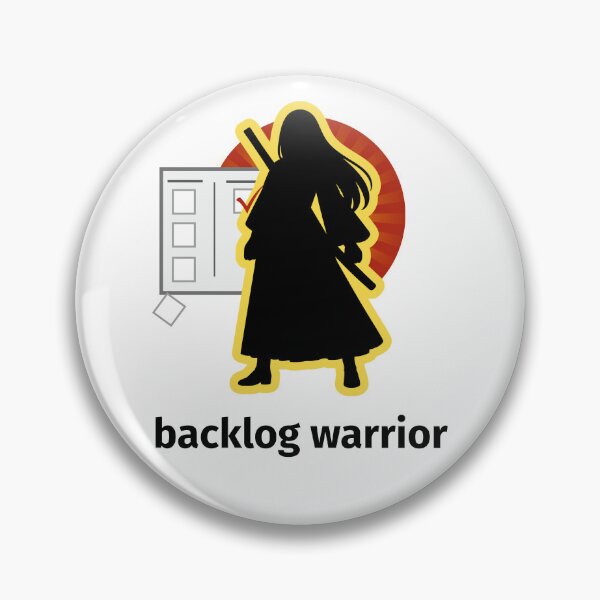 Item preview, Backlog warrior - feature protector and scope creep slayer designed and sold by RootCauseStudio.