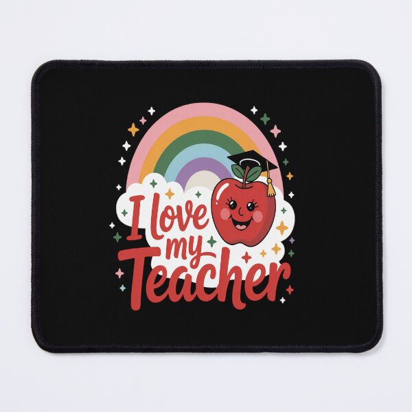 Item preview, Thanks a Latte  Teacher Apple Rainbow designed and sold by SIGORDESIGN.