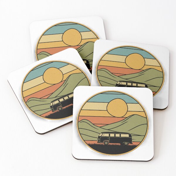 Item preview, Vintage Van Sunset: Bohemian Road Trip Freedom designed and sold by MartinxMarie.