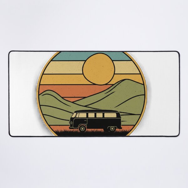 Item preview, Vintage Van Sunset: Bohemian Road Trip Freedom designed and sold by MartinxMarie.