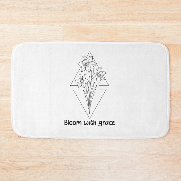 Item preview, Bloom With Grace - Geometric Floral Tattoo Style designed and sold by TheMindfulLin3.