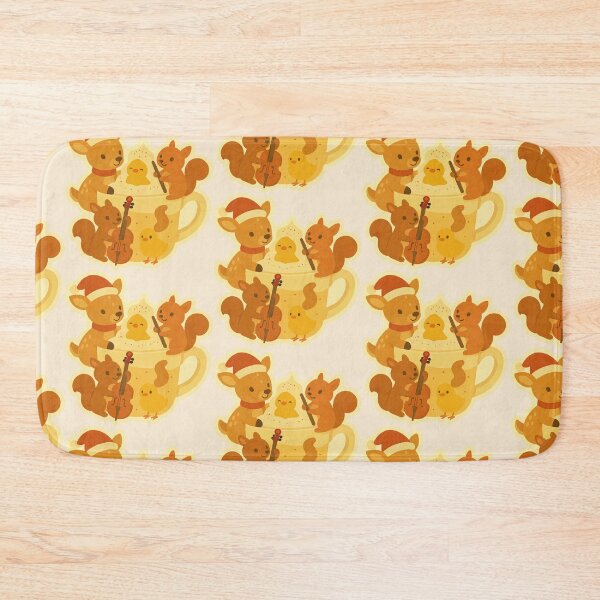 Item preview, Eggnog Woodland Band – Cute Deer & Squirrel Christmas Art designed and sold by Tiny Joy World.