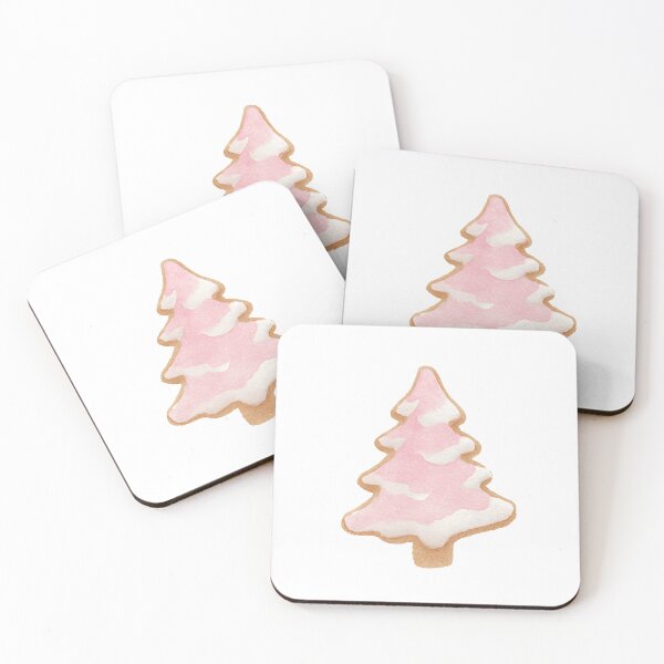 Item preview, Pink Christmas tree cookie designed and sold by MendaciousMina.