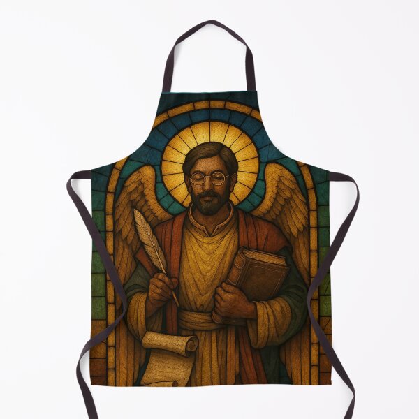Item preview, Tavriel the Watcher of Truth – Angel of Knowledge Stained Glass Art designed and sold by SaintGear.