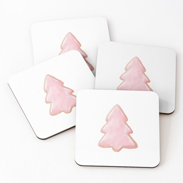 Item preview, Pink Christmas tree cookie designed and sold by MendaciousMina.