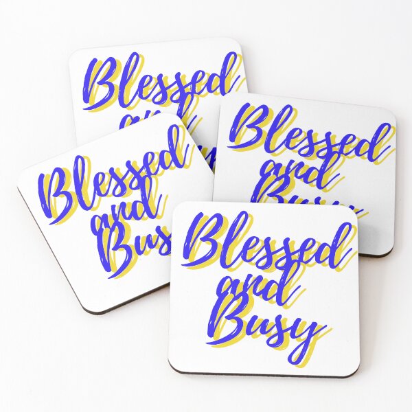 Item preview, Blessed and Busy designed and sold by Your Majesty & Co..