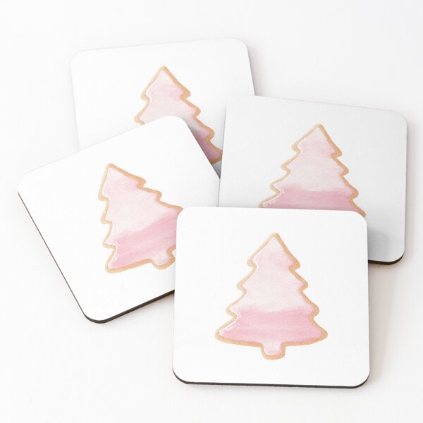 Item preview, Pink Christmas tree cookie designed and sold by MendaciousMina.