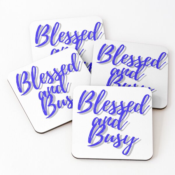 Item preview, Blessed and Busy designed and sold by Your Majesty & Co..