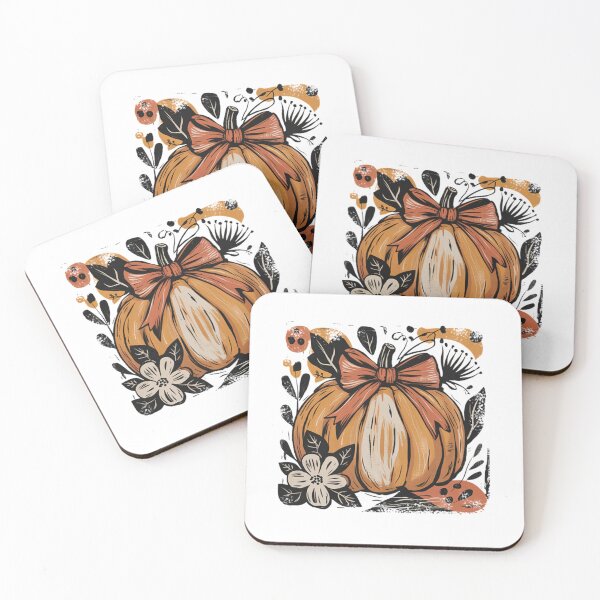 Item preview, Pretty Fall Pumpkin with Bow & Flower designed and sold by Embers & Incense Co..