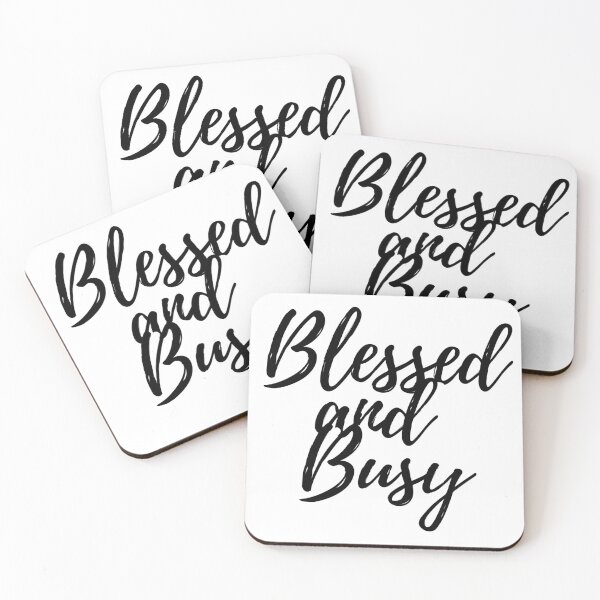 Item preview, Blessed and Busy designed and sold by Your Majesty & Co..
