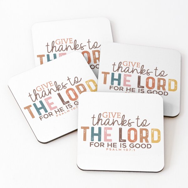 Item preview, Give Thanks to the Lord for He is Good designed and sold by Embers & Incense Co..