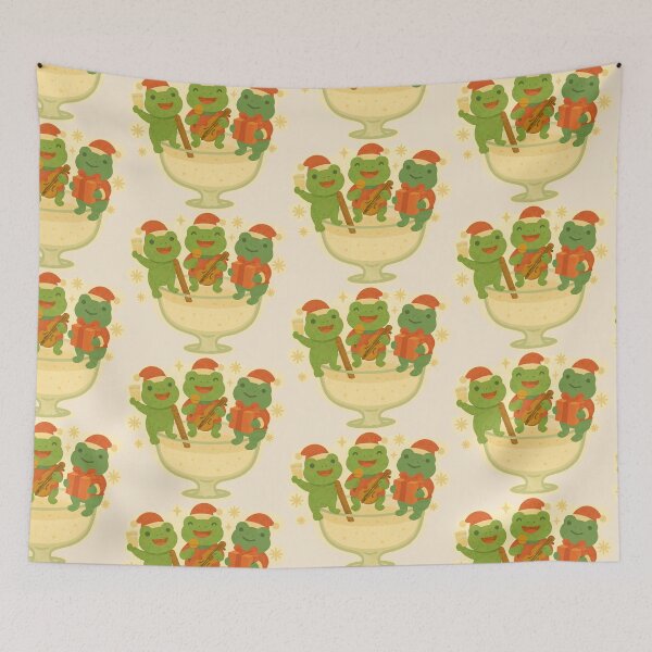 Item preview, Coquito Frog Holiday Trio – Frog Christmas Drink Band designed and sold by Tiny Joy World.