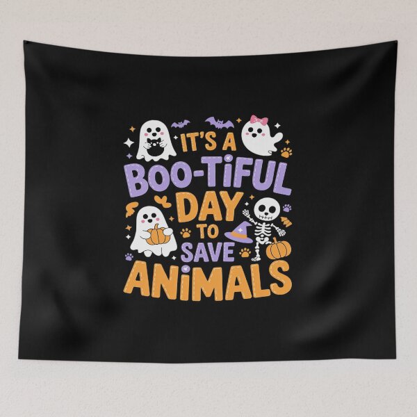 Item preview, It's A Boo-Tiful Day to Save Animals Veterinarian Halloween designed and sold by ryukaizox1.