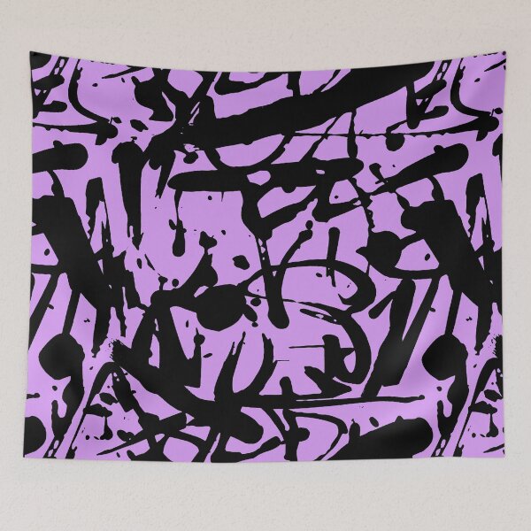 Item preview, Graffiti Brush Strokes on Violet designed and sold by ViaARTfactory.
