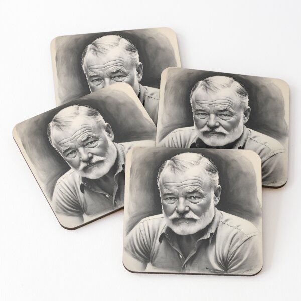 Item preview, Ernest Hemingway designed and sold by WorldofCharcoal.