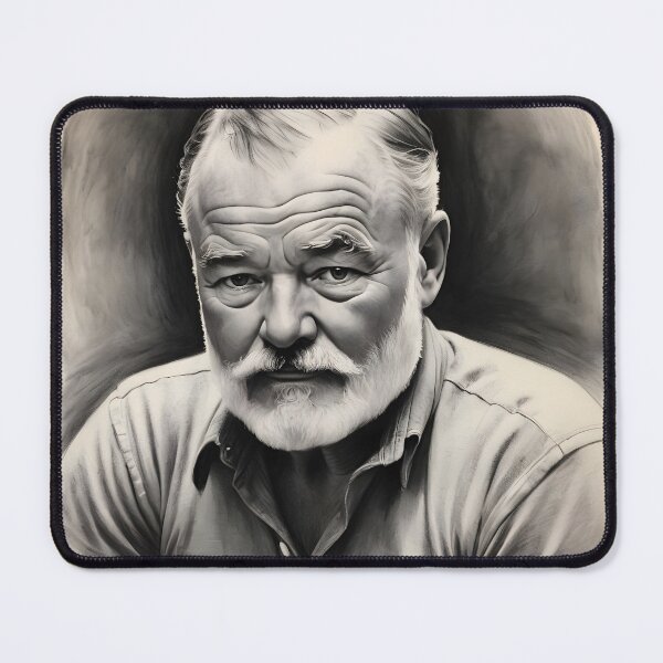 Item preview, Ernest Hemingway designed and sold by WorldofCharcoal.