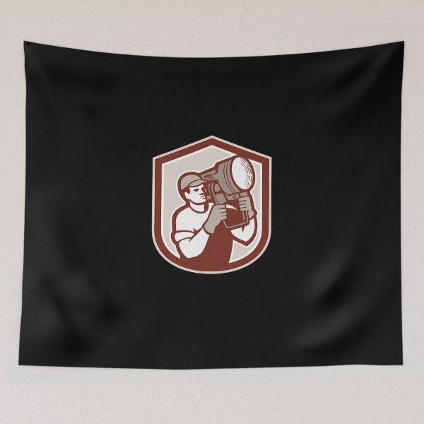 Item preview, Electrical-Lighting-Technician-Carry-Spotlight-Shield designed and sold by BenjaminReiter.