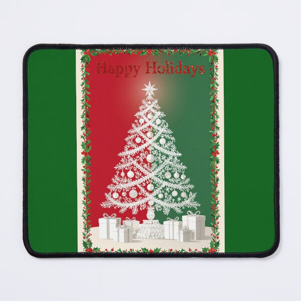 Item preview, Christmas Tree & Holly - Happy Holidays designed and sold by DesignsByPrnces.