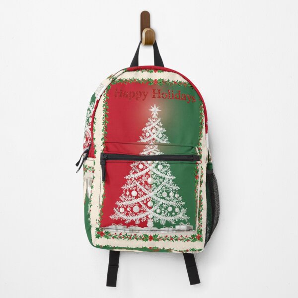 Item preview, Christmas Tree & Holly - Happy Holidays designed and sold by DesignsByPrnces.