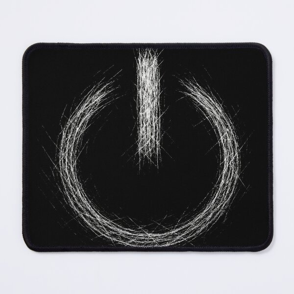 Item preview, Power On Symbol Scratch Art – Minimal Tech Icon Illustration designed and sold by Mortisigil.