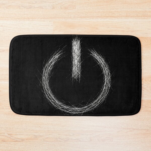 Item preview, Power On Symbol Scratch Art – Minimal Tech Icon Illustration designed and sold by Mortisigil.