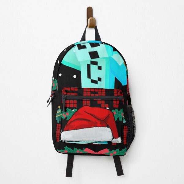 Item preview, Merry Christmas Pixel Art Gamer Blue Block Character designed and sold by DemetMath.