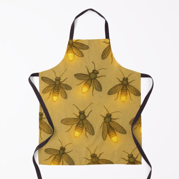 Item preview, Lightning Bug Pattern in Yellow designed and sold by Artprint-By-Bri.