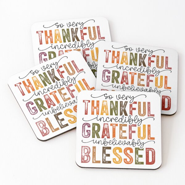 Item preview, Thankful Grateful Blessed designed and sold by Embers & Incense Co..